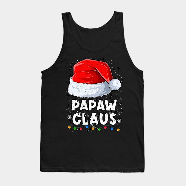 Papaw Claus Christmas Santa Family Matching Pajama Tank Top by tabaojohnny